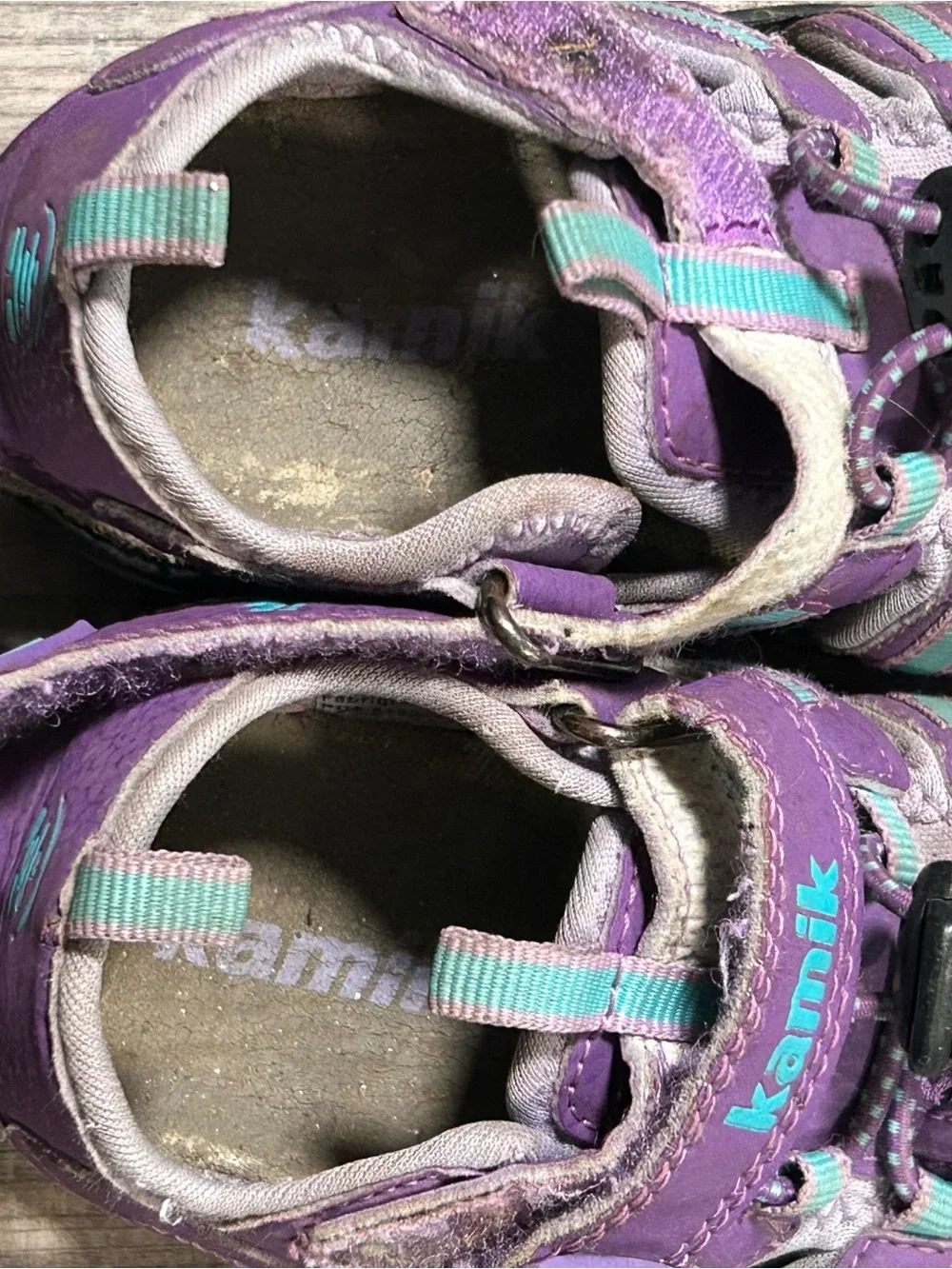 Kamik Crab Purple Aqua Fisherman Sandals Unisex Kids US 7